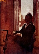Frau am Fenster nach Degas